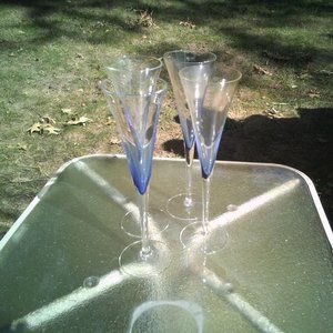 Crystal Champagne Flutes